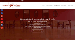 Desktop Screenshot of monarchballroomdance.com